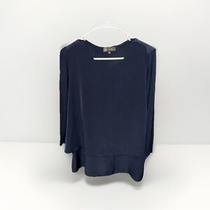 CAbi Dark Blue Women's Blouse